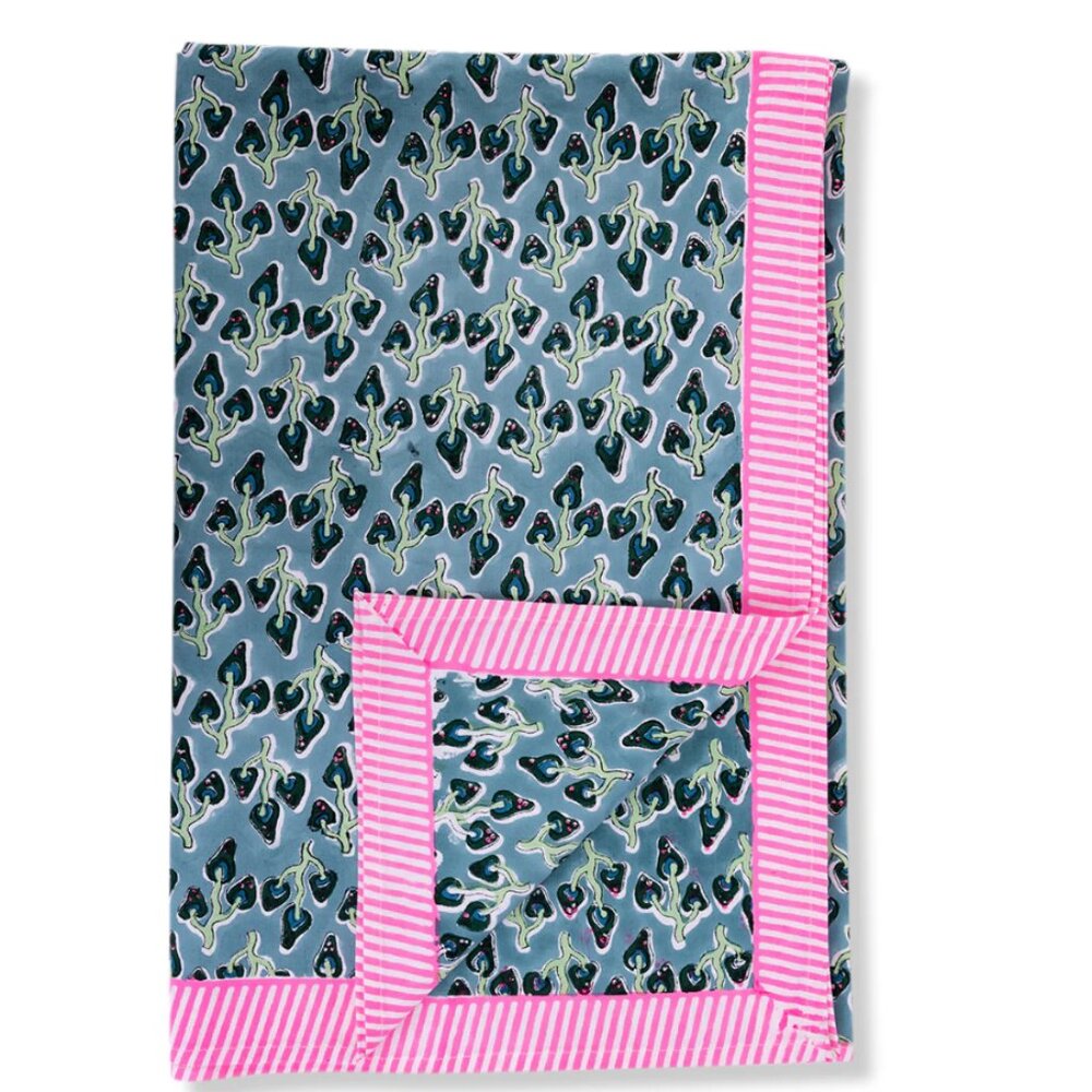 Furbish Printed Alice Tablecloth 60"X90" Table Linen